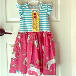 Eleanor Rose Girls Unicorn Dress